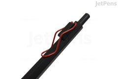Uni Jetstream Edge Ballpoint Pen - 0.38 mm - Black Red Body