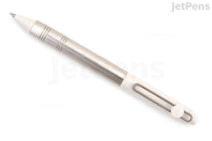 Uni-ball ZENTO Gel Pen - Flow Model - 0.38 mm - Birch White Body - Black Ink