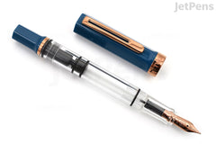 TWSBI ECO Indigo Blue w/ Bronze Fountain Pen - Fine - Limited Edition
