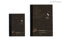 Hobonichi Graph Notebook - A5 - Hiroko Kubota: Another night of falling star sparklers