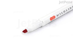 Zebra Mildliner Double-Sided Highlighter - Fine / Bold - Mild Vermilion
