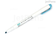 Zebra Mildliner Double-Sided Highlighter - Fine / Bold - Mild Smoke Blue