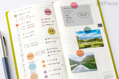 Hobonichi Accessory - TSUKI no IRO: Transparent Dot Stickers - 3.5 mm
