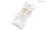 Zebra Mildliner Double-Sided Highlighter - Fine / Bold - 5 Natural Color Set