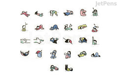 Bande Washi Tape Sticker Roll - Planner Companions - Doing Nothing