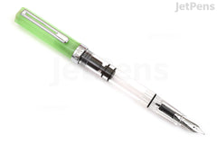 TWSBI ECO Glow Green Fountain Pen - Fine - Limited Edition