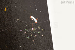 Hobonichi Graph Notebook - A5 - Hiroko Kubota: Another night of falling star sparklers