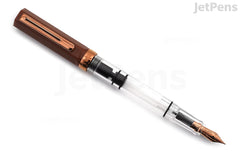 TWSBI ECO Espresso w/ Bronze Fountain Pen - Extra Fine