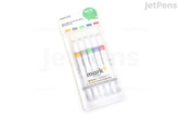 KOKUYO Mark+ 2 Way Marker Pen - 5 Color Set B