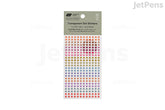 Hobonichi Accessory - TSUKI no IRO: Transparent Dot Stickers - 3.5 mm