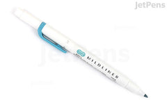 Zebra Mildliner Double-Sided Highlighter - Fine / Bold - Mild Smoke Blue