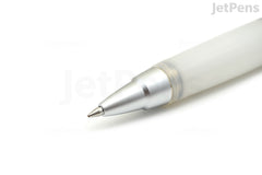 Uni Jetstream Ballpoint Pen - 0.7 mm - Alpha Gel Grip - Silver Body