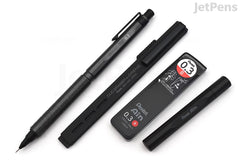 Pentel Orenz Nero Mechanical Pencil Set - 0.3 mm - Carbon Black - Limited Edition