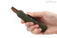 KOKUYO Hakoake 2Way Cutter + Mini Scissors - Titanium - Khaki