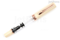 TWSBI ECO Creme w/ Rose Gold Fountain Pen - Fine - Limited Edition