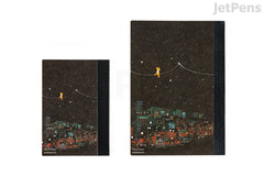 Hobonichi Graph Notebook - A5 - Hiroko Kubota: Another night of falling star sparklers