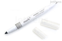 KOKUYO Mark+ 2 Way Marker Pen - Mild Gray