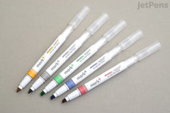 KOKUYO Mark+ 2 Way Marker Pen - 5 Color Set B