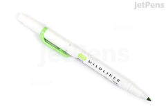 Zebra Mildliner Double-Sided Highlighter - Fine / Bold - Mild Green