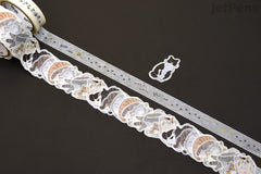 Bande Washi Tape Sticker Roll - Cats - Set of 2
