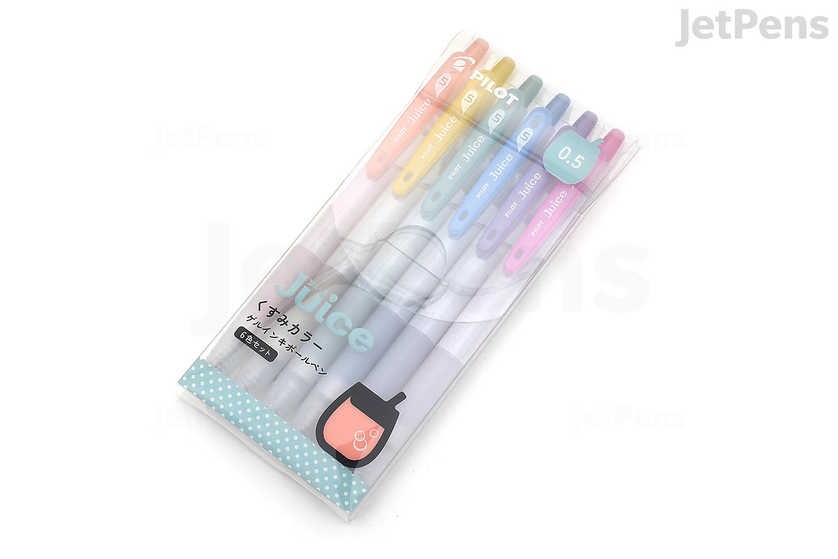 Pilot Juice Gel Pen - 0.5 mm - 6 Color Set - Dusty Color