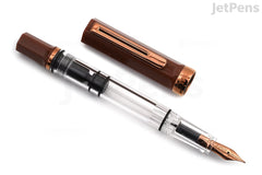 TWSBI ECO Espresso w/ Bronze Fountain Pen - Fine