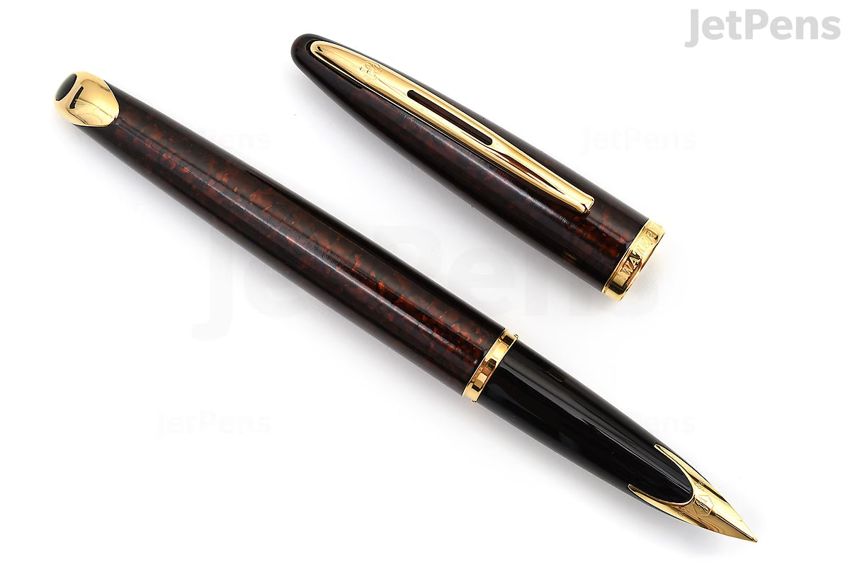 Waterman Carene Fountain Pen - Marine Amber - 18k Fine
