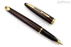 Waterman Carene Fountain Pen - Marine Amber - 18k Fine
