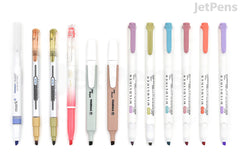 JetPens Recommended Hobonichi Techo Highlighter Sampler - Original & Cousin Matching Colors