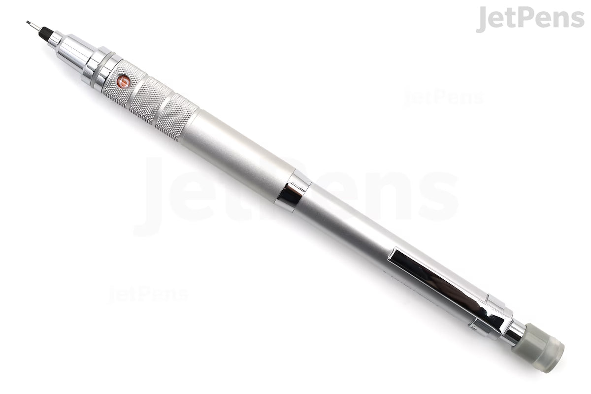 Uni Kuru Toga Roulette Mechanical Pencil - 0.5 mm - Silver Body