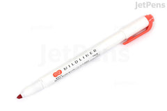 Zebra Mildliner Double-Sided Highlighter - Fine / Bold - Mild Vermilion