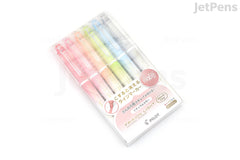 Pilot FriXion Light Natural Color Erasable Highlighter - 6 Color Set