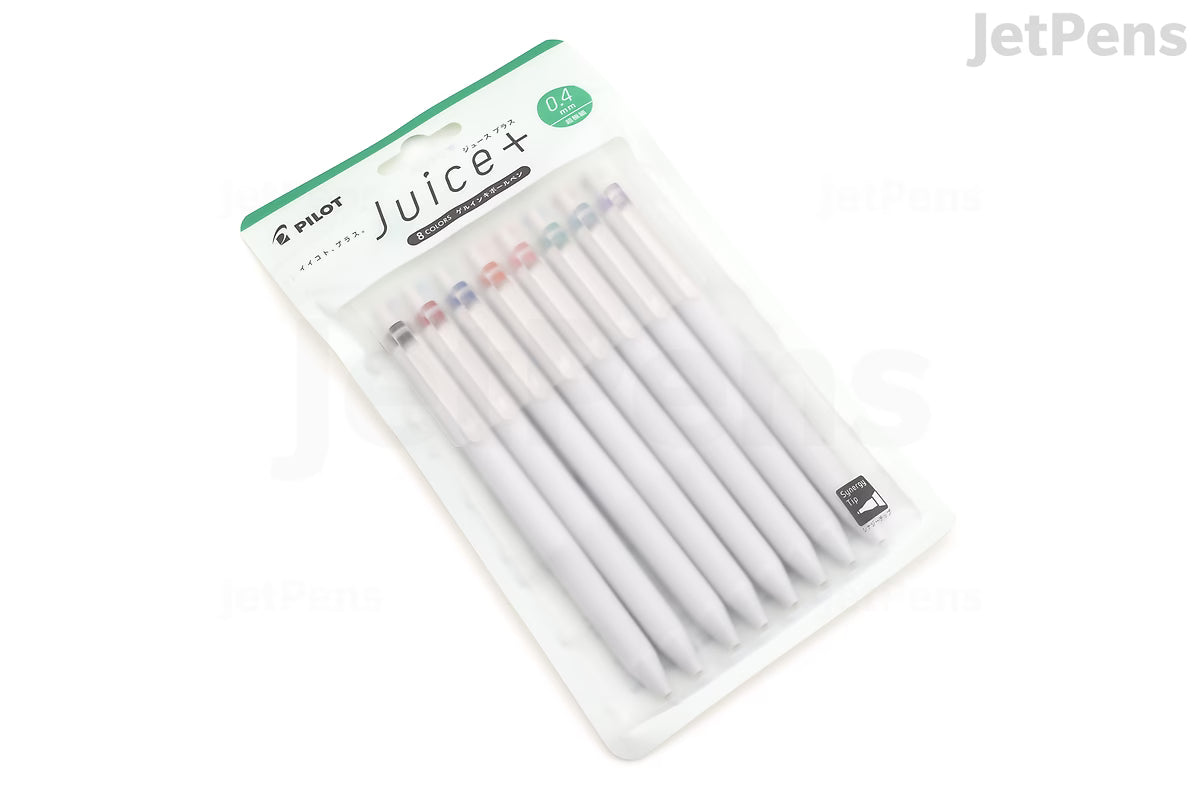 Pilot Juice+ Gel Pen - 0.4 mm - 8 Color Set
