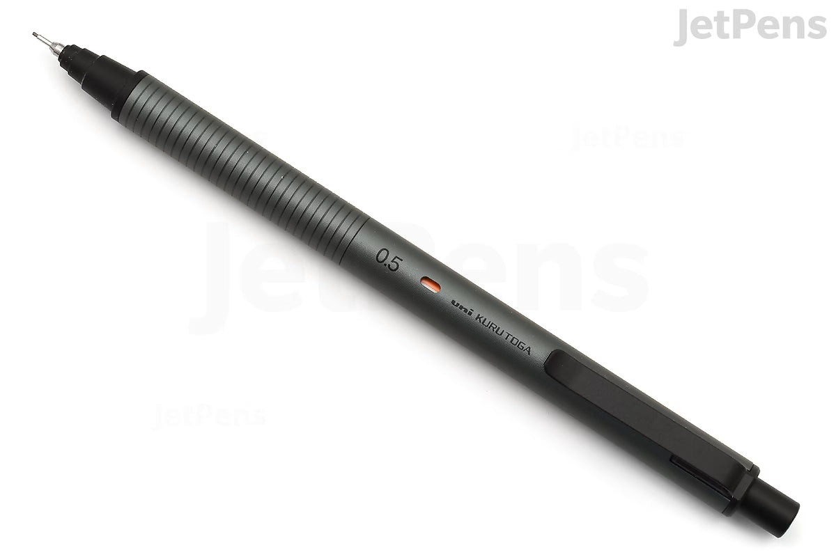 Uni Kuru Toga Metal Mechanical Pencil - 0.5 mm - Phantom Grey