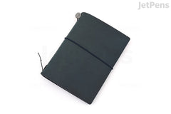 TRAVELER'S COMPANY TRAVELER'S notebook Starter Kit - Passport Size - Blue Leather