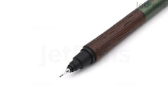 Uni Kuru Toga Wood Mechanical Pencil - 0.5 mm - Forest Green - Limited Edition