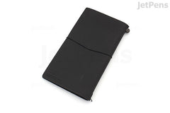 TRAVELER'S COMPANY TRAVELER'S notebook Starter Kit - Regular Size - Black Leather