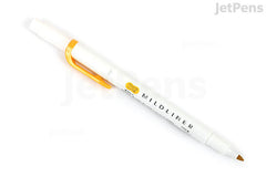 Zebra Mildliner Double-Sided Highlighter - Fine / Bold - Mild Gold
