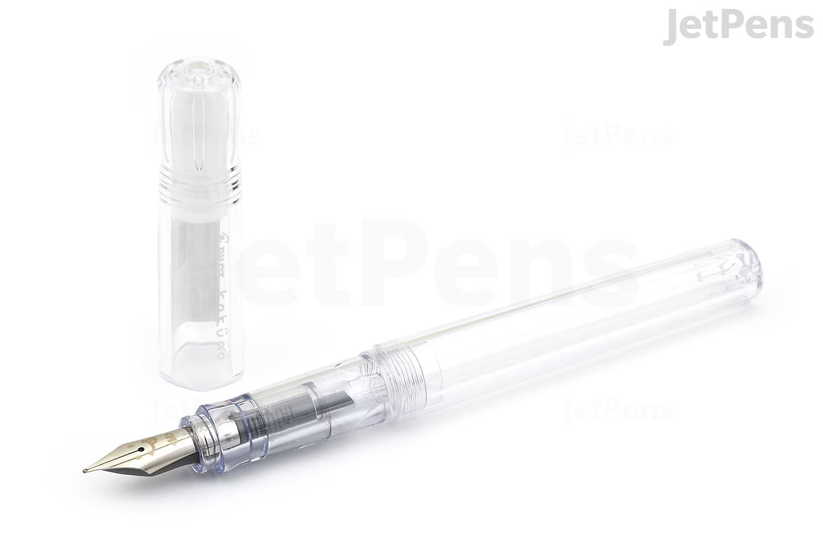 Pilot Kakuno Fountain Pen - Clear - Extra Fine