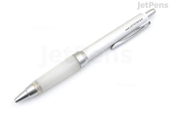 Uni Jetstream Ballpoint Pen - 0.7 mm - Alpha Gel Grip - Silver Body