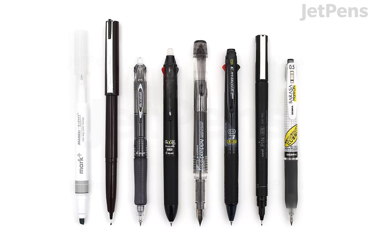 JetPens Recommended Hobonichi Techo Pens Sampler